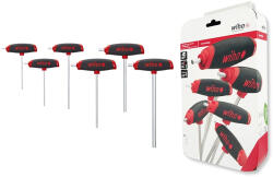 WIHA 45620 ComfortGrip T Nyelű Imbuszkulcs - 6 Részes, W2, 5-8, 0