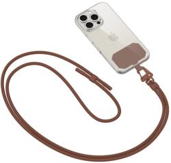 Tech-protect C5S ROPE crossbody pánt csokoládébarna (5906302313075)