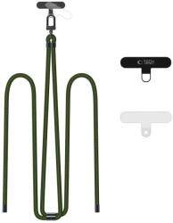 Tech-protect C7S ROPE crossbody pánt sötétzöld/fekete (5906302377312)