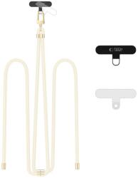 Tech-protect C7S kötél crossbody pánt bézs/arany (5906302372058)