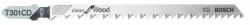 Bosch Set 5 panze de ferastrau vertical T 301 CD Clean for Wood (2608637590) - zonascule