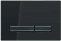 Geberit Sigma50 - Süllyesztett vezérlőgomb, fekete/fekete króm 115.671. DW. 2 (115.671.DW.2)