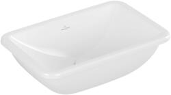 Villeroy & Boch Loop&Friends - Mosdókagyló, beépített, 450x280 mm, túlfolyóval, CeramicPlus, alpesi fehér 4A5600R1 (4A5600R1)
