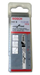 Bosch Set 100 pânze pentru ferăstrău vertical Clean for Wood T101B, 100 mm (2608637876)