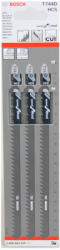 Bosch Set 3 pânze pentru ferăstrău vertical, Speed for Wood T744D, 180 mm (2608663314)