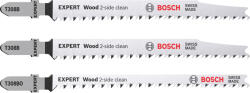 Bosch 3 részes EXPERT Wood 2-side clean szúrófűrészlap készlet, vegyes 2xT308B, 1xT308BO, 117 mm (2608900559)