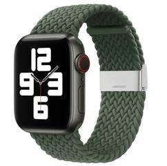 Gigapack Apple Watch Series/Ultra Textil pótszíj, sötétzöld (142801) (GP-142801)