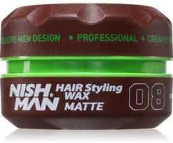 Nish Man 08 formázó viasz rövid hajra matt hatással 150 ml
