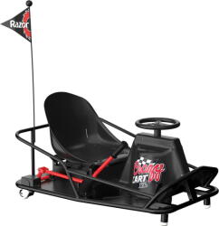 Razor Cart Electric Razor Crazy XL, 500W, viteza maxima 20km pe ora, Negru (25173801)