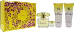 Versace Yellow Diamond Set cadou, Apă de toaletă 90ml + Loțiune de corp 100ml + Gel de dus 100ml + Apă de toaletă 5ml, Femei