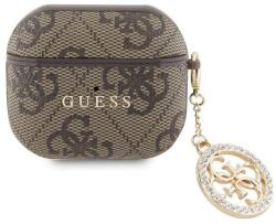 GUESS 4G Script PC / PU Charm AirPods 3 tok - Brown (GUA3P4E4CDW)