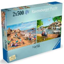 Ravensburger 2 x 500 db-os puzzle - Norfolki életképek (12000012) (12000012)