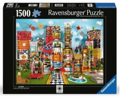 Ravensburger 1500 db-os puzzle - Eames Collectors edition kártyavár (12000434) (12000434)