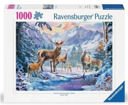 Ravensburger 1000 db-os puzzle - Szarvasok télen (12000888) (12000888)