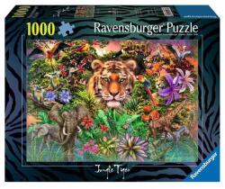Ravensburger 1000 db-os puzzle - Tigris a dzsungelben (12001273) (12001273)