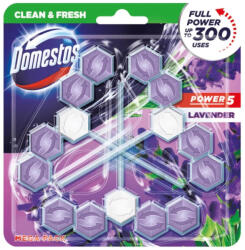 Domestos Power5 WC illatosító rúd Lavender 3x50g