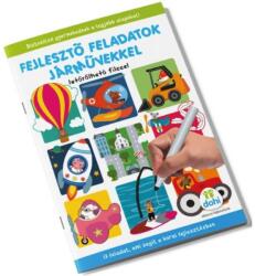 Dohány Foglalkoztató füzet letörölhető filccel - Járműves (834040)