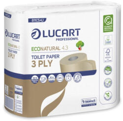 Lucart Lucart EcoNatural 4.3 környezetbarát WC papír - 3 rétegű, 4 tekercs (811C54J)