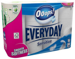 Ooops! Everyday WC papír Sensitive - 3 rétegű, 24 tekercs