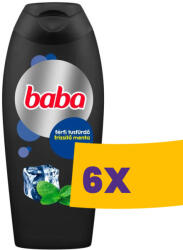 Baba 2in1 Férfi tusfürdő és sampon Menta 400ml (Karton - 6 db)