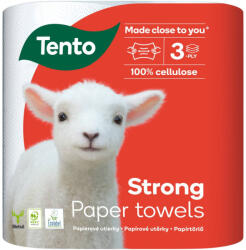 Tento Strong háztartási papírtörlő - 3 rétegű, 2 tekercs
