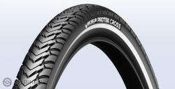 Michelin Protek Cross külső gumi 700x32C (32-622) fekete fényvisszaverő csíkkal, drót