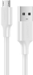 UGREEN Cablu Date si Incarcare USB-A - microUSB UGREEN US289, 18W, 1m, Alb - evomag