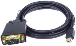 PremiumCord mini Displayport 1.1 - VGA kábel 2m (KPORTADMK03-02) (KPORTADMK03-02)