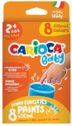  Acuarele Finger 8x50 Ml Carioca Baby 43174 (43174)