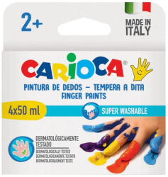  Acuarele Finger 4x50 Ml Carioca Baby 43173 (43173)