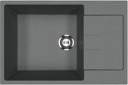 Ulgran U-602-343 Gránit Design Mosogatótálca - Csepegtetőtálcás, Antracit