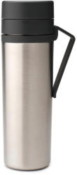 Brabantia Термо бутилка Brabantia Make&Take 1008487, 500 мл, Двойни стени, Без BPA, Инокс/тъмносив (1008487)