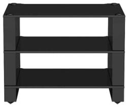 Blok Stax 2G 3 Shelf Black Glass / High Gloss Black