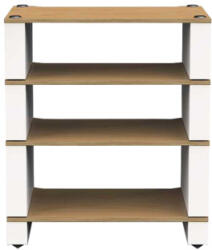Blok Stax 2G 4 Shelf Natural Ash Plywood / Satin White