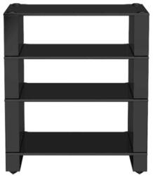 Blok Stax 2G 4 Shelf Black Glass / High Gloss Black