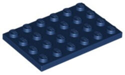 LEGO® Alkatrészek (Pick a Brick) Sötétkék 4X6 Lapos Elem 4252314 (4252314)