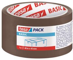 tesa Bandă de ambalare, 45 mm x 40 m, TESA "tesapack Basic", maro (585750000000)