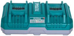 TOTAL Incarcator dublu 8 Ah acumulatori gama 20 V Total TFCLI2082 (TFCLI2082)