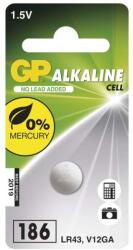 GP Batteries Alkáli gombelem GP LR43 (186F) 70422 (1041018611)