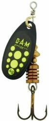 DAM Effzett Standard Spinner Black Yellow 12 g Villantó (5131005)