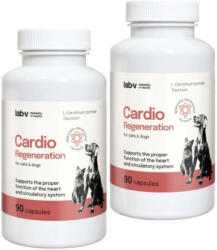 LAB-V LAB-V Cardio Regeneration - A szív és a keringési rendszer megfelelő működésének támogatása kutyák és macskák számára 2x90 kapszula