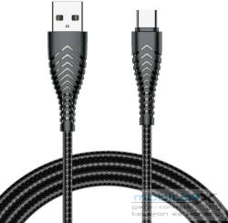VEGER cable USB A to Type C 2, 4A V104 1, 2 m black