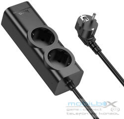 hoco. extension cord 2 socket + USB A + 3 x Type C PD QC3.0 3A 67W NS10 2 m black