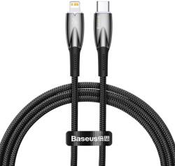 Baseus Cablu pentru incarcare si transfer de date Baseus Glimmer, USB Type-C/Lightning, PD 20W, 1m, Negru (6932172617844)