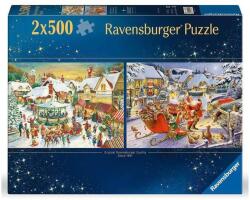 Ravensburger 12000040 - Karácsonyi gyűjtemény - 2 x 500 db-os puzzle (12000040)