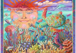 Ravensburger 12001003 - Nap és tenger - 500 db-os XXL puzzle (12001003)