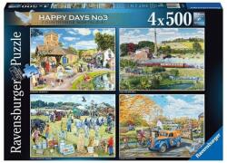 Ravensburger 16578 - Happy Days - Vidéki nosztalgia - 4 x 500 db-os puzzle (16578)