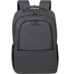 RIVACASE 15, 6" hátizsák laptophoz tablethez, strapabíró, utazó, egyetemre (RC8435_BK)