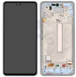 Samsung GH82-28024D Gyári Samsung Galaxy A53 5G OLED kijelző érintővel Kék kerettel előlap (GH82-28024D)