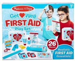 Melissa & Doug Szerepjáték, Gyógyulj meg Elsősegély játékszett szett (40601) - jatektenger